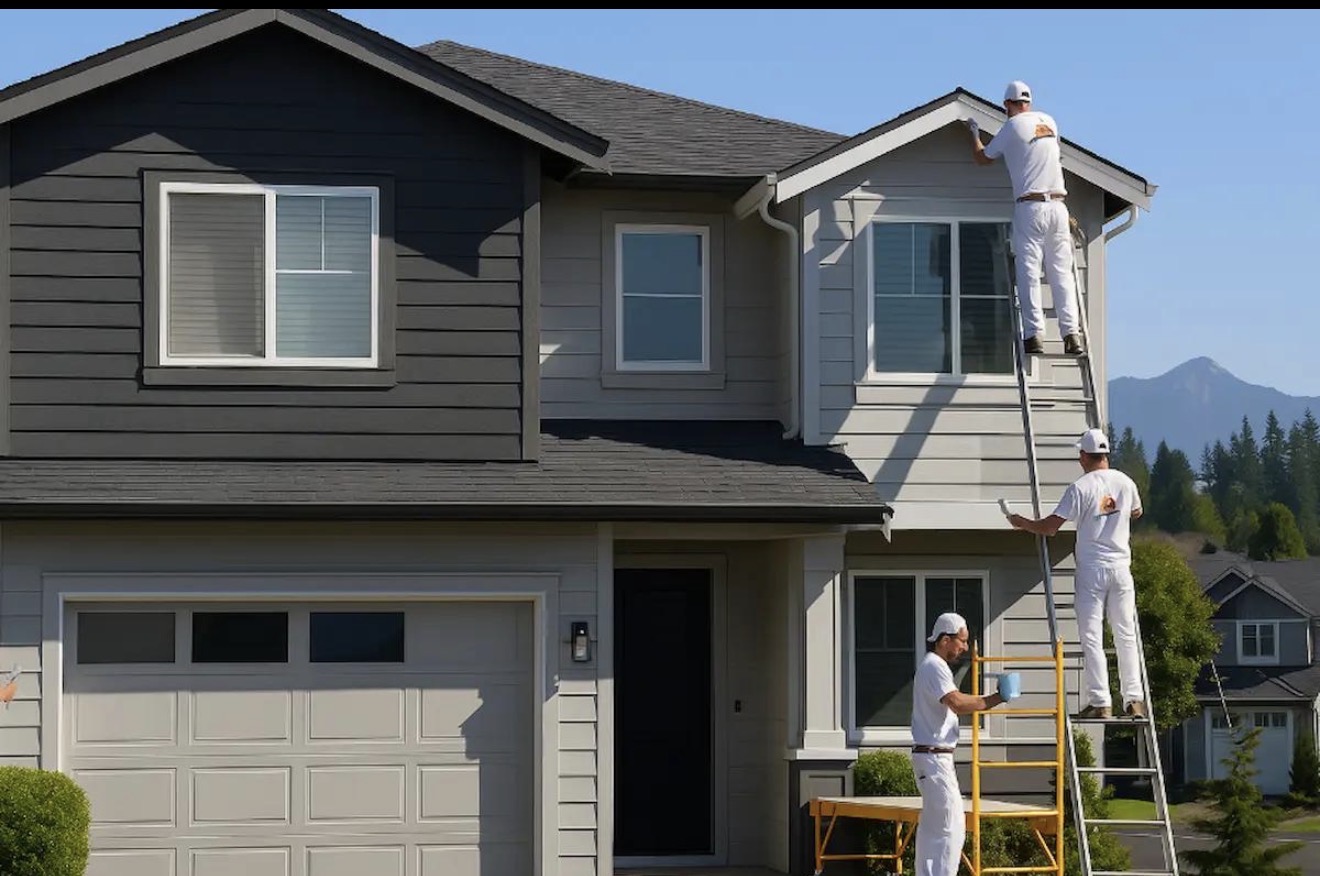 Residential painting crew
